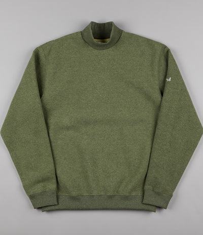 Polar Cozy Mock Neck Sweatshirt - Moss