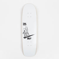Polar Dane Brady Mopping Surf Jr Shape Deck - White - 8.5" thumbnail