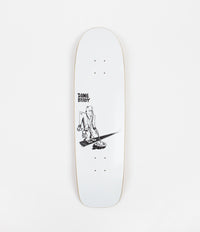 Polar Dane Brady Mopping Surf Jr Shape Deck - White - 8.5"