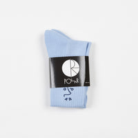 Polar Dane Doodle Socks - Powder Blue thumbnail