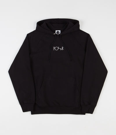 Polar Default Embroidered Hoodie - Black