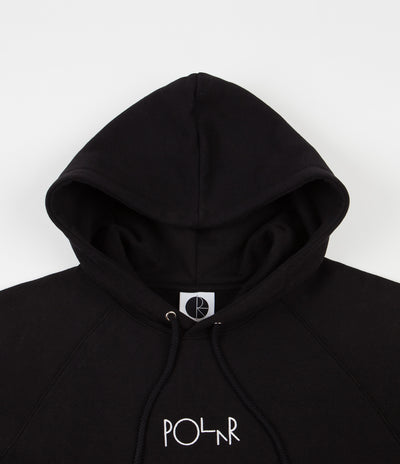 Polar Default Embroidered Hoodie - Black