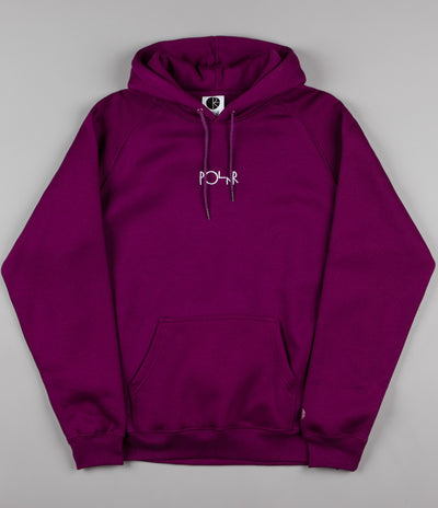 Polar Default Hooded Sweatshirt - Deep Prune
