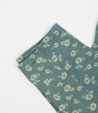 Polar Denim Surf Pants - Green Floral