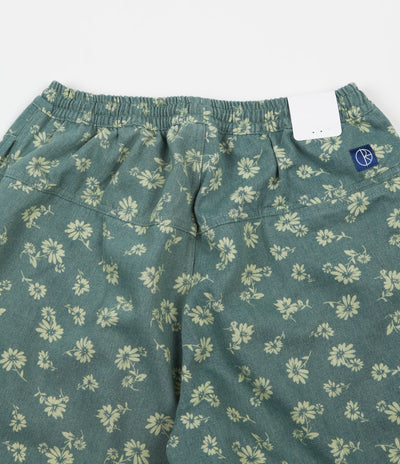 Polar Denim Surf Pants - Green Floral
