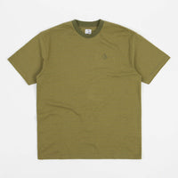 Polar Dizzy Stripe T-Shirt - Army Green thumbnail