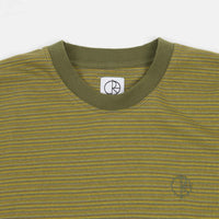 Polar Dizzy Stripe T-Shirt - Army Green thumbnail