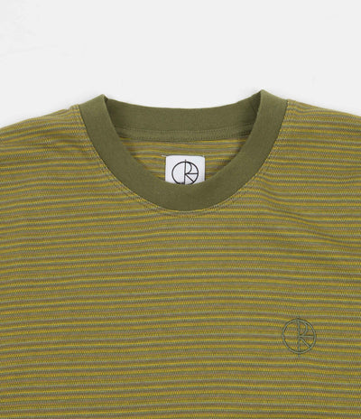 Polar Dizzy Stripe T-Shirt - Army Green