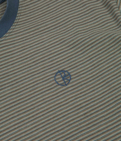 Polar Dizzy Stripe T-Shirt - Blue