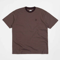 Polar Dizzy Stripe T-Shirt - Chocolate thumbnail