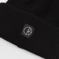 Polar Double Fold Merino Beanie - Black thumbnail