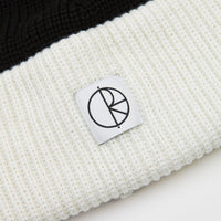 Polar Double Fold Merino Beanie - Black / White thumbnail