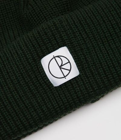 Polar Double Fold Merino Beanie - Hunter Green