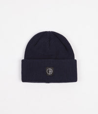 Polar Double Fold Merino Beanie - Navy