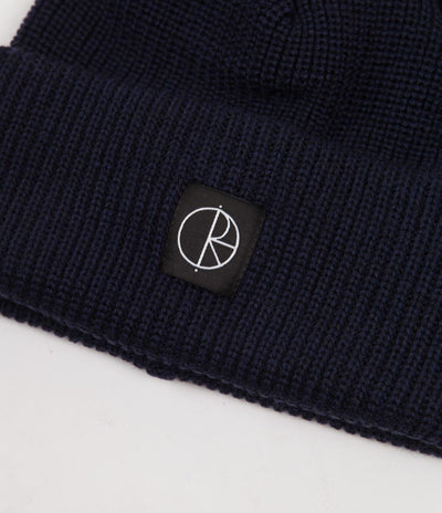 Polar Double Fold Merino Beanie - Navy