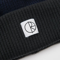 Polar Double Fold Merino Beanie - Navy / Grey thumbnail