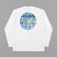 Polar Dragons Nest Fill Logo Long Sleeve T-Shirt - White thumbnail