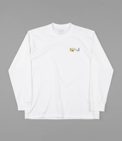 Polar Dragons Nest Fill Logo Long Sleeve T-Shirt - White