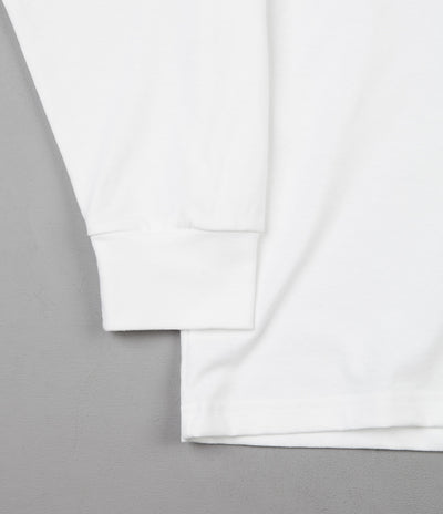 Polar Dragons Nest Fill Logo Long Sleeve T-Shirt - White