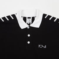 Polar Duo Pique Polo Shirt - Black thumbnail