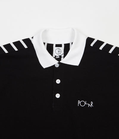 Polar Duo Pique Polo Shirt - Black
