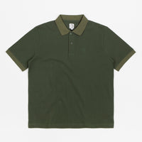 Polar Duo Polo Shirt in Dark Olive thumbnail