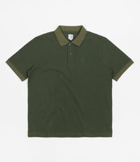 Polar Duo Polo Shirt in Dark Olive