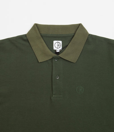 Polar Duo Polo Shirt in Dark Olive
