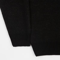 Polar Earthquake Logo Knit Sweatshirt - Black thumbnail