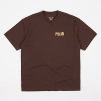 Polar Earthquake Logo T-Shirt - Brown thumbnail