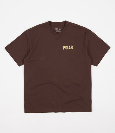 Polar Earthquake Logo T-Shirt - Brown