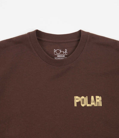Polar Earthquake Logo T-Shirt - Brown
