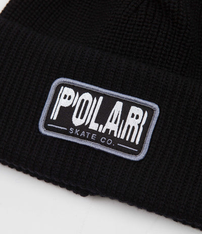 Polar Earthquake Merino Beanie - Black