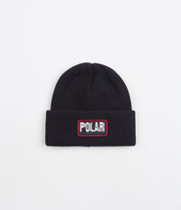 Polar Earthquake Merino Beanie - Navy