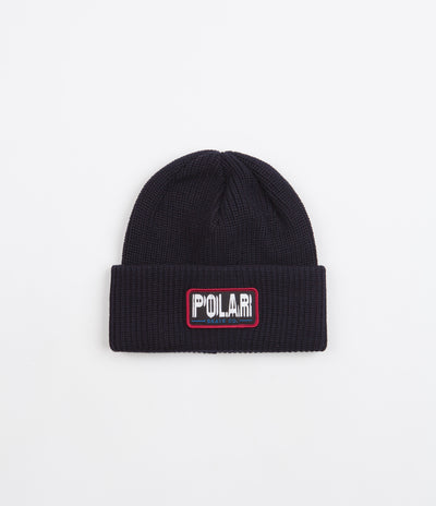 Polar Earthquake Merino Beanie - Navy