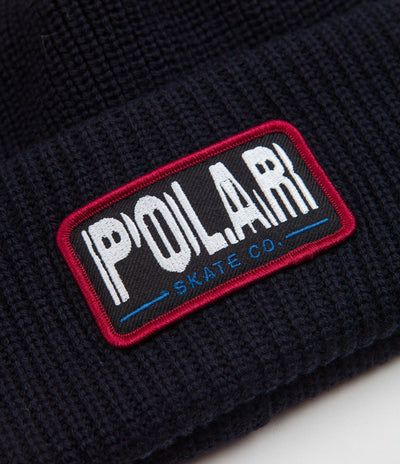 Polar Earthquake Merino Beanie - Navy