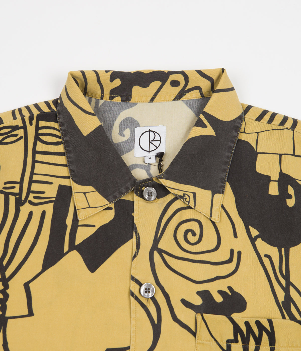 Polar Emile Art Shirt - Yellow / Black | Flatspot