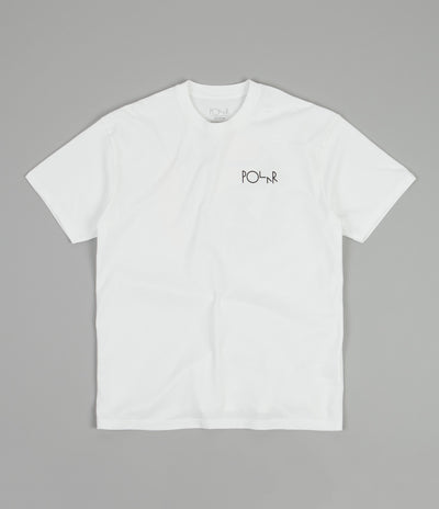 Polar Facescape Fill Logo T-Shirt - White