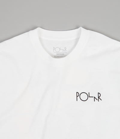 Polar Facescape Fill Logo T-Shirt - White