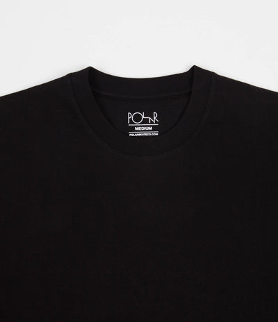 Polar Facescape Long Sleeve T-Shirt - Black