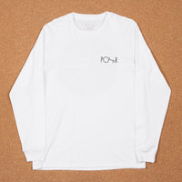 Polar Fill Logo Long Sleeve T-Shirt - White thumbnail