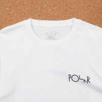 Polar Fill Logo Long Sleeve T-Shirt - White thumbnail