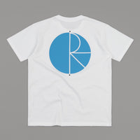 Polar Fill Logo T-Shirt - White / Blue thumbnail