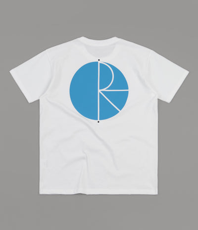 Polar Fill Logo T-Shirt - White / Blue