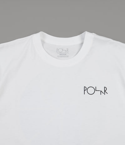 Polar Fill Logo T-Shirt - White / Blue