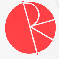 Polar Fill Logo T-Shirt - White / Red thumbnail