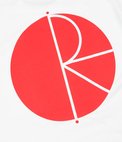 Polar Fill Logo T-Shirt - White / Red