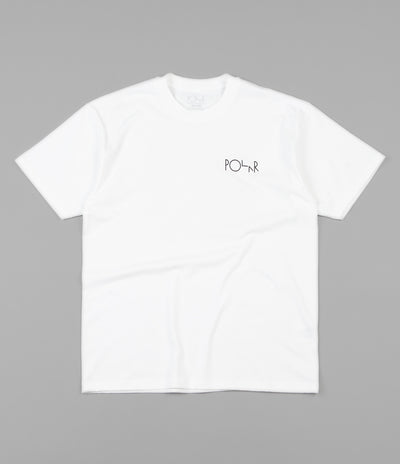 Polar Fill Logo T-Shirt - White / Red