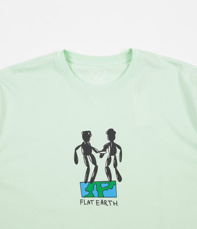 Polar Flat Earth T-Shirt - Pastel Green