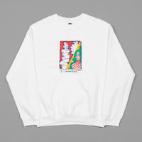 Polar Garden Avenue Crewneck Sweatshirt - White thumbnail